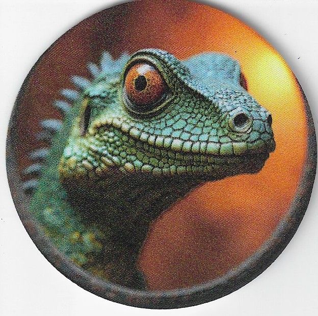 8cm ⌀ Acryl-Magnetplakette Reptile Küchenmagnet