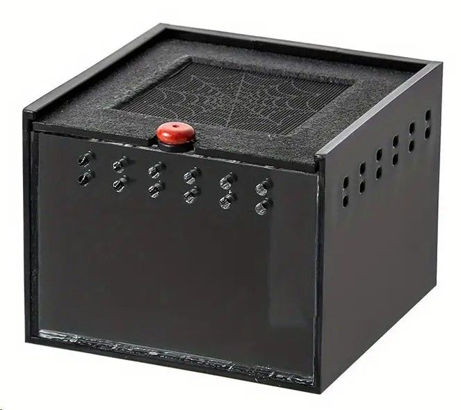 Acryl Terrarium BTH 8,5 x 9 x 6,5cm schwarz