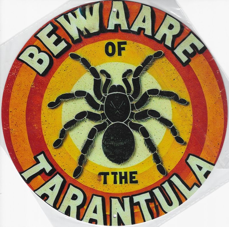 20cm ⌀ Metallschild Vintage Vorsicht vor Taranteln Wand oder Türschild