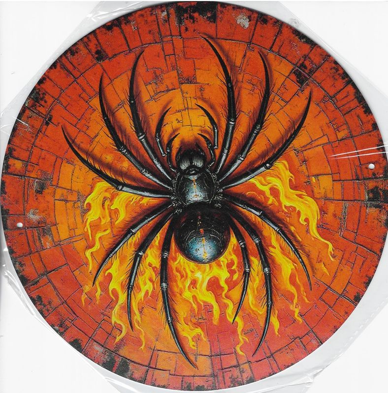 20cm ⌀ Metallschild Vintage Spinne Wand oder Türschild