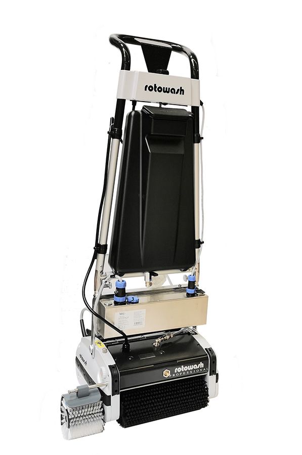 RW30 P Professional Akku Kpl. Inkl. Li-Io-Akku 48 V/13,4 Ah, Ladegerät, 8-Liter-Tank, 2 Universalbürsten und Druckaggregat Arbeitsbreite: 300 mm