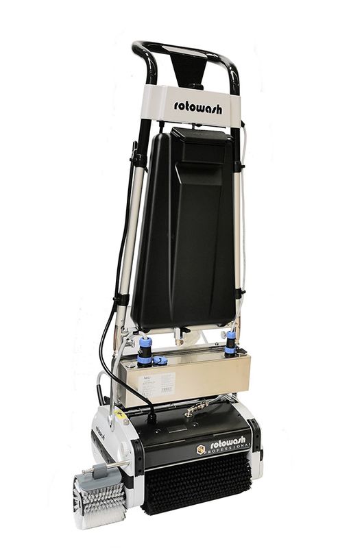 RW30 P Professional Akku Kpl. Inkl. Li-Io-Akku 48 V/13,4 Ah, Ladegerät, 8-Liter-Tank, 2 Universalbürsten und Druckaggregat Arbeitsbreite: 300 mm