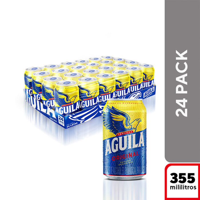 Aguila original lata x24