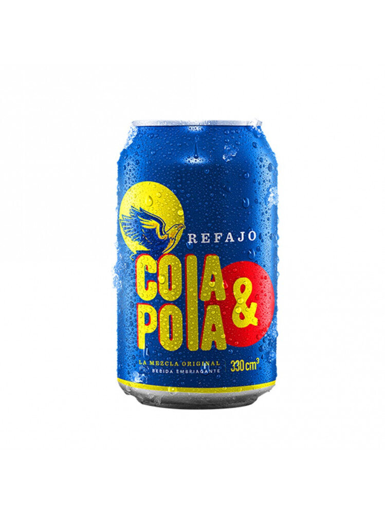 Cola y pola lata