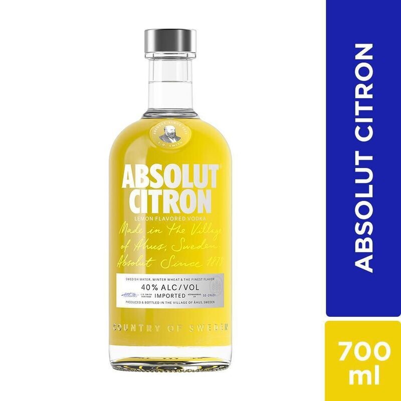 Vodka adsolut citron 700