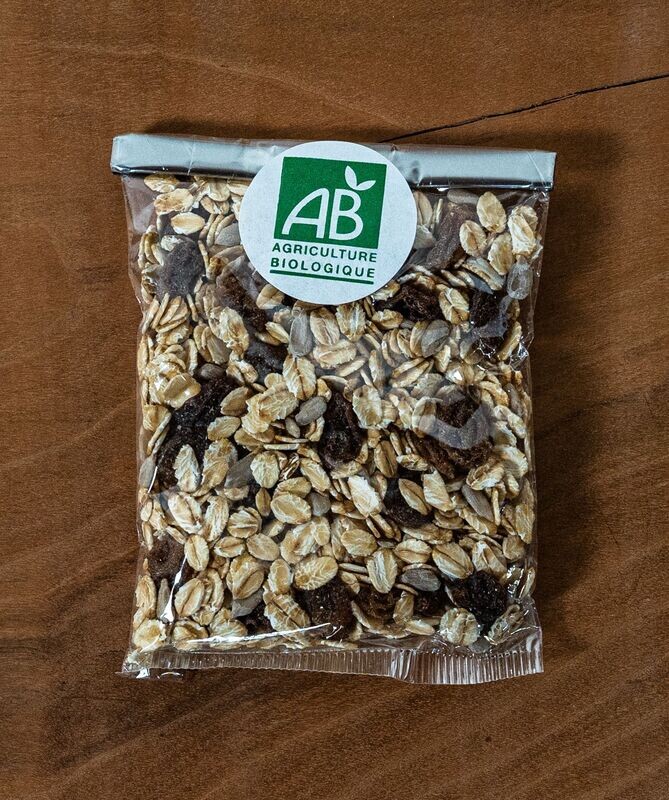 Muesli BIO Raisin Tournesol 50g