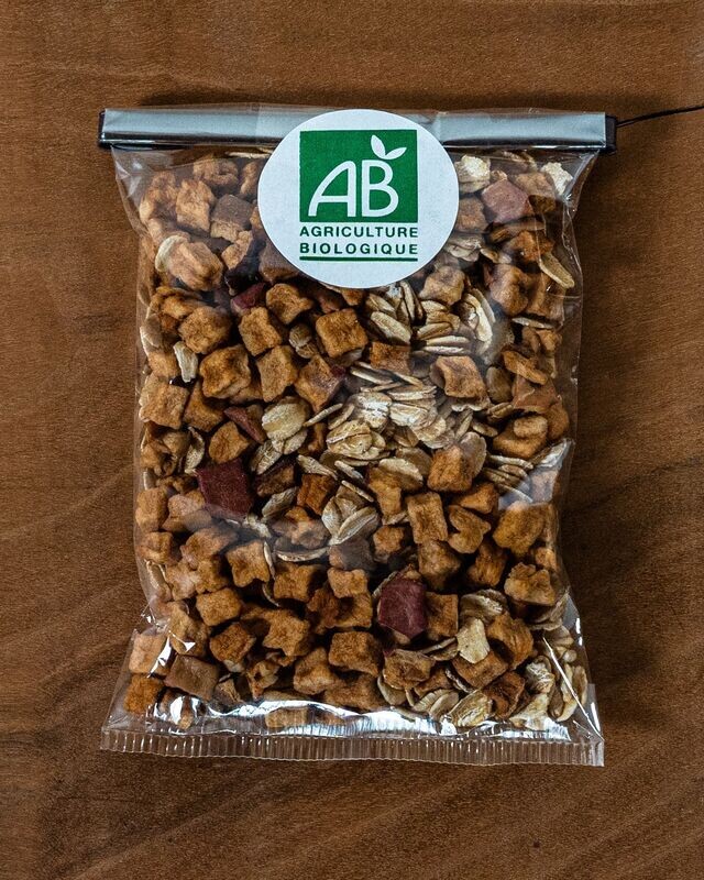 Muesli BIO Pommes Canneberges 50g