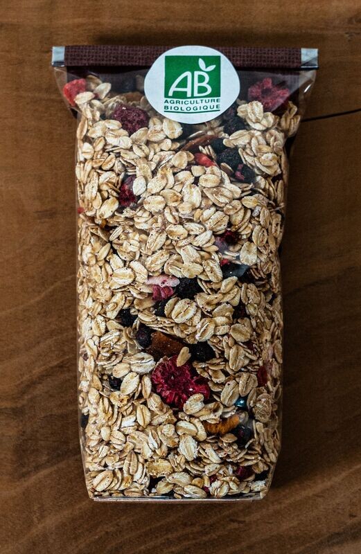 Muesli BIO Mangue Fruits rouges 200g