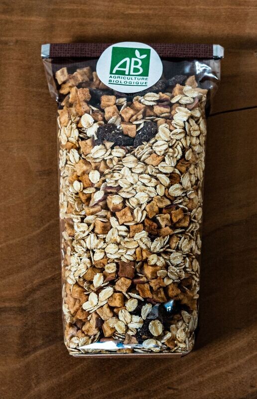 Muesli BIO Pommes Canneberges 200g