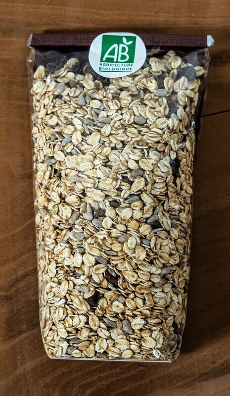 Muesli BIO Raisin Tournesol 350g
