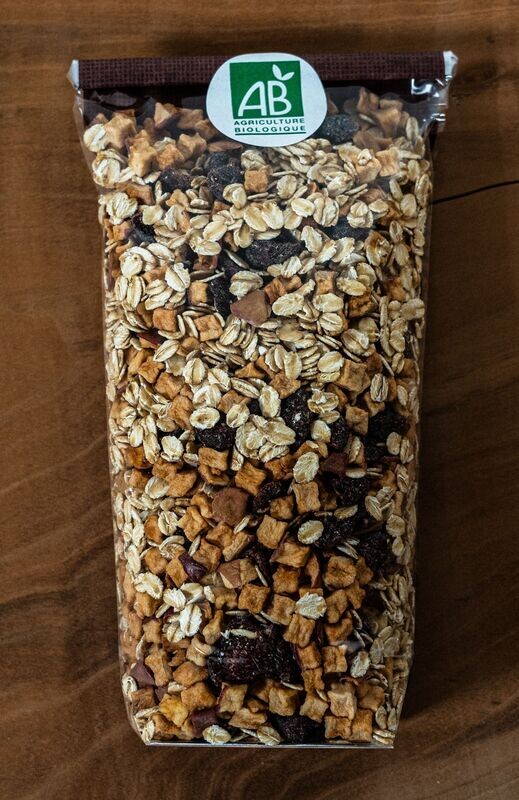Muesli BIO Pommes Canneberges 350g