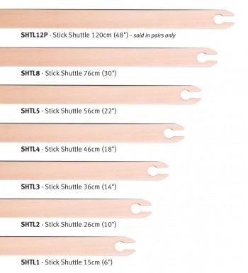 Shuttles - flat, stick  6 inches