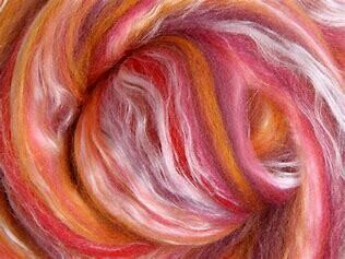 Nuno Felted Scarf Kit - Sunset - Ashford