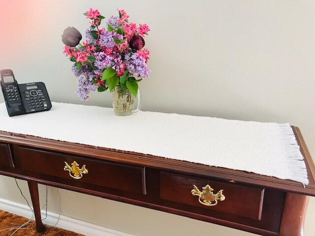 Textured Cotton Table Runner