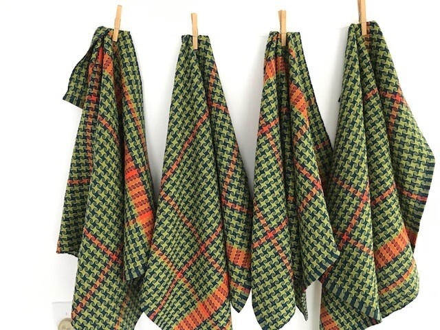 Pinwheel Tea Towels Kits - 8 shaft