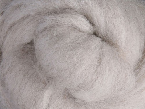 Corriedale Top - Light Natural