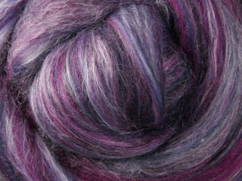 Merino (22micron) &amp; SILK blend- Juniper  200 Grams