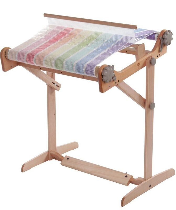 Rigid heddle loom stand