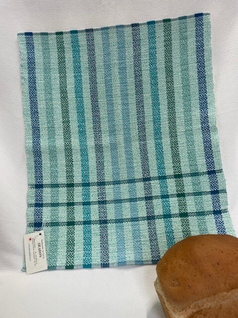 Aqua Tea towel