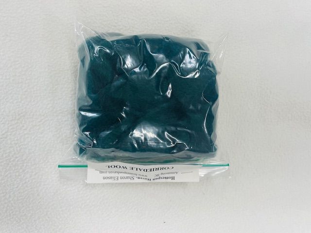 100% wool mini bag - DK GREEN