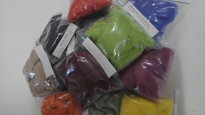 Mini Bags of 100% Wool
