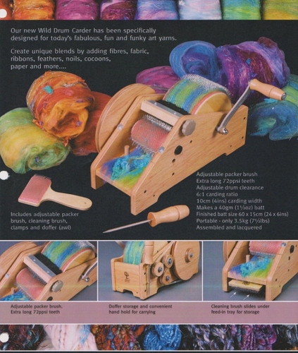 Ashford WILD Drum Carder 4 inch