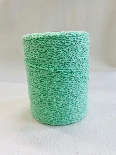 Cotton Boucle - Apple Green