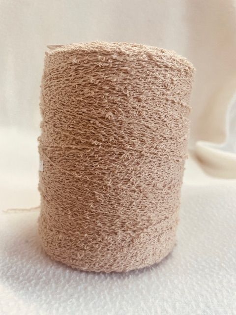 Cotton Boucle - Flax