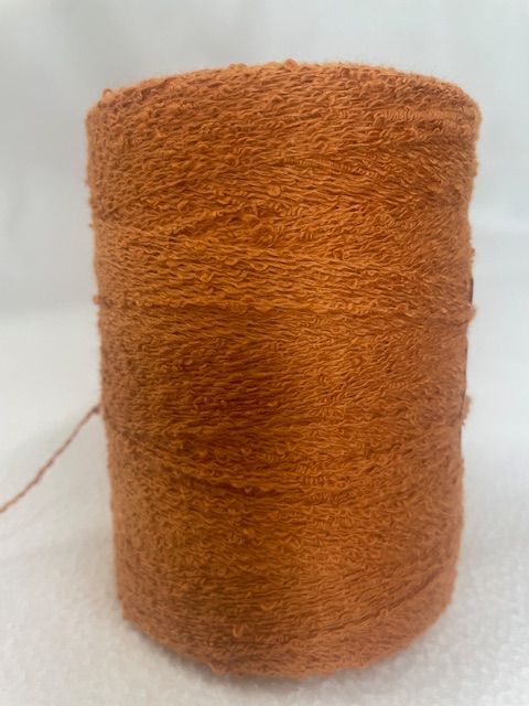 Cotton Boucle - Burnt Orange