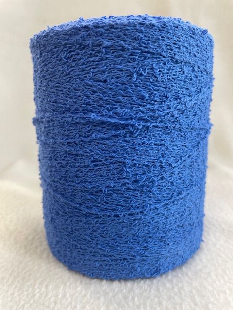 Cotton Boucle - Medium Blue