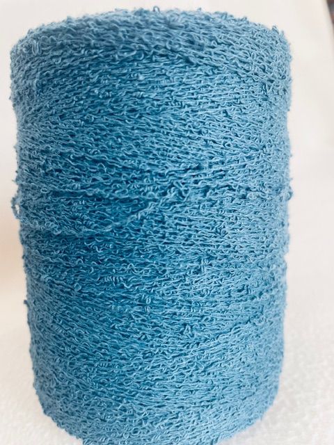 Cotton Boucle - Vieux Bleu