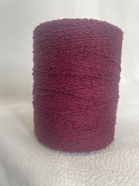Cotton Boucle - Wine