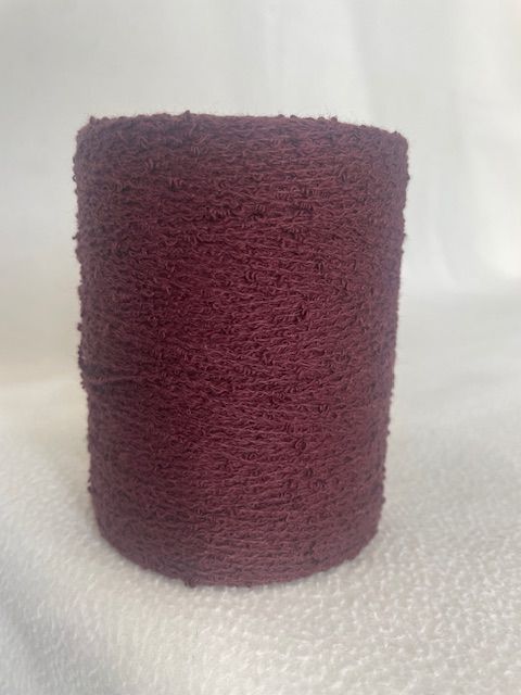 Cotton Boucle - Red Wine