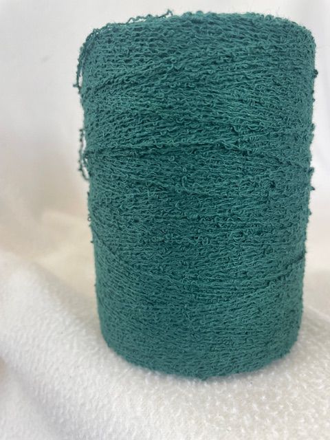 Cotton Boucle - Dark Green