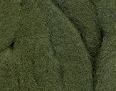 Corriedale Top - Fern Green