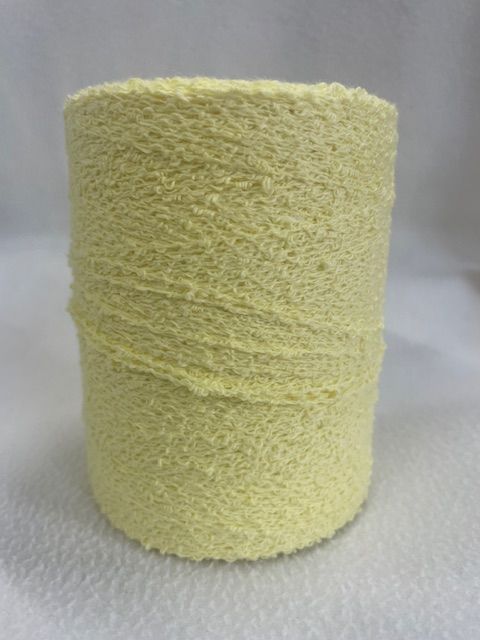 Cotton Boucle - Pale Yellow