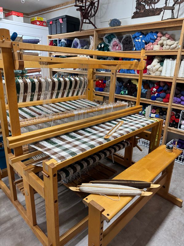 60 " Woolhouse Loom - 10 shaft, 12 treadle, PLUS EXTRAS!!
