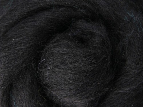Corriedale Top - Licorice