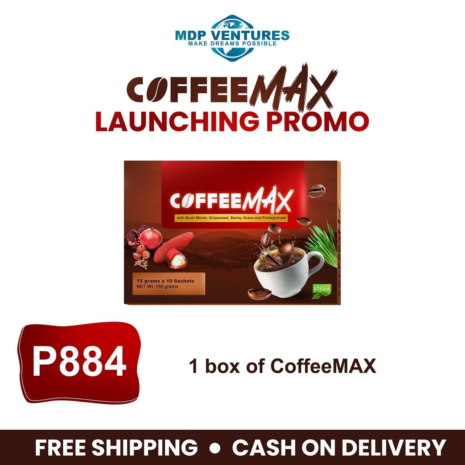 COFFEEMAX- Buah merah based coffee