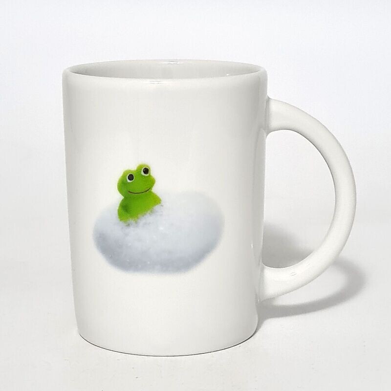 Kindertasse Froggy im Schaumbad