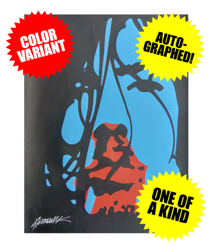 Hand Numbered AUTOGRAPHED Screen Printed Poster ONE-OFF!
