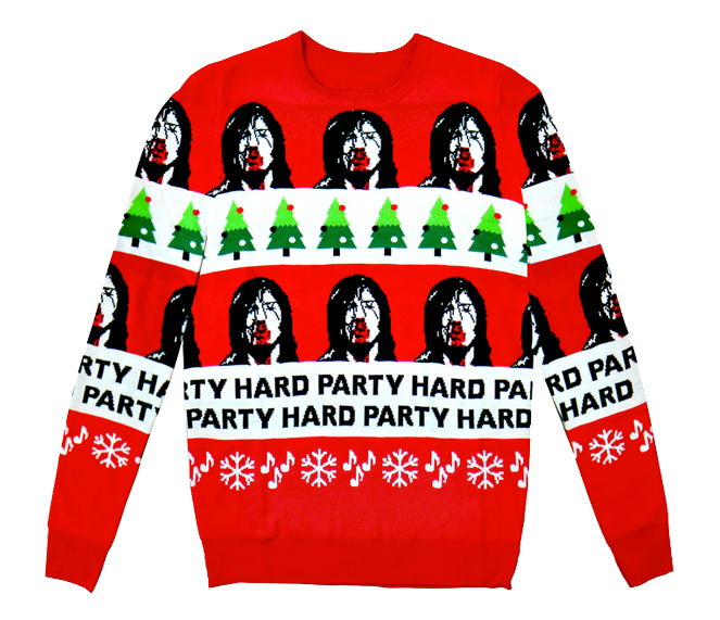 Red Knit Holiday Sweater