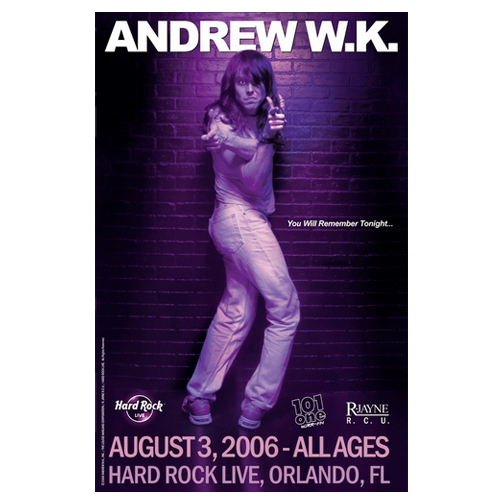 RARE! Orlando 2006 Concert Poster