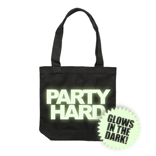 Glow In The Dark Party Hard Tote Bag