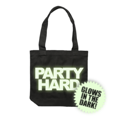 Glow In The Dark Party Hard Tote Bag