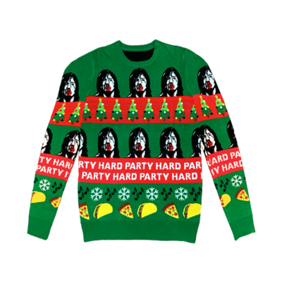 Green Knit Holiday Sweater