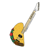 Taco Guitar Sticker