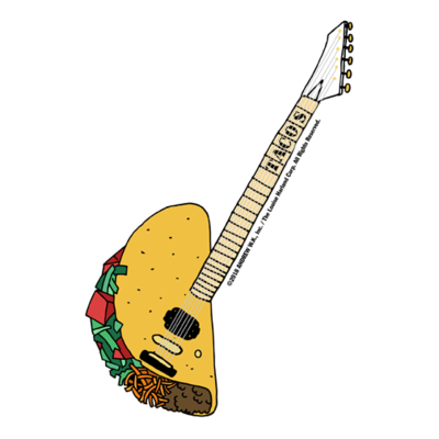 Taco Guitar Sticker