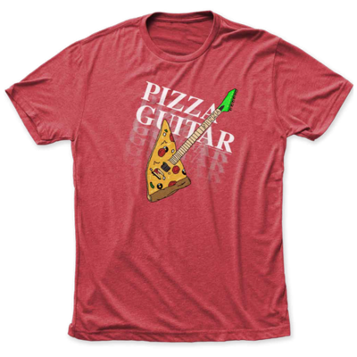 Pizza Guitar T-Shirt