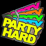 Party Hard 5 Pack Sticker Set